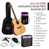 Best Choice Products Beginner Acoustic Electric Guitar Starter Set 41in w/ Wood Cutaway Design, Gig Bag - 3 of 4
