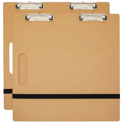 2 Pack 18 x 18 Inch Artist Sketch Tote Board MDF Drawing Board