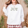 Simply Sage Market Women's  Garment Dyed Graphic Sweatshirt Embroidered Joy Floral - 3 of 4