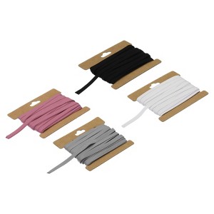 Unique Bargains Cotton Washable Sewing Binding Bulk Double Fold Bias Tape 4 Pcs - 1 of 4