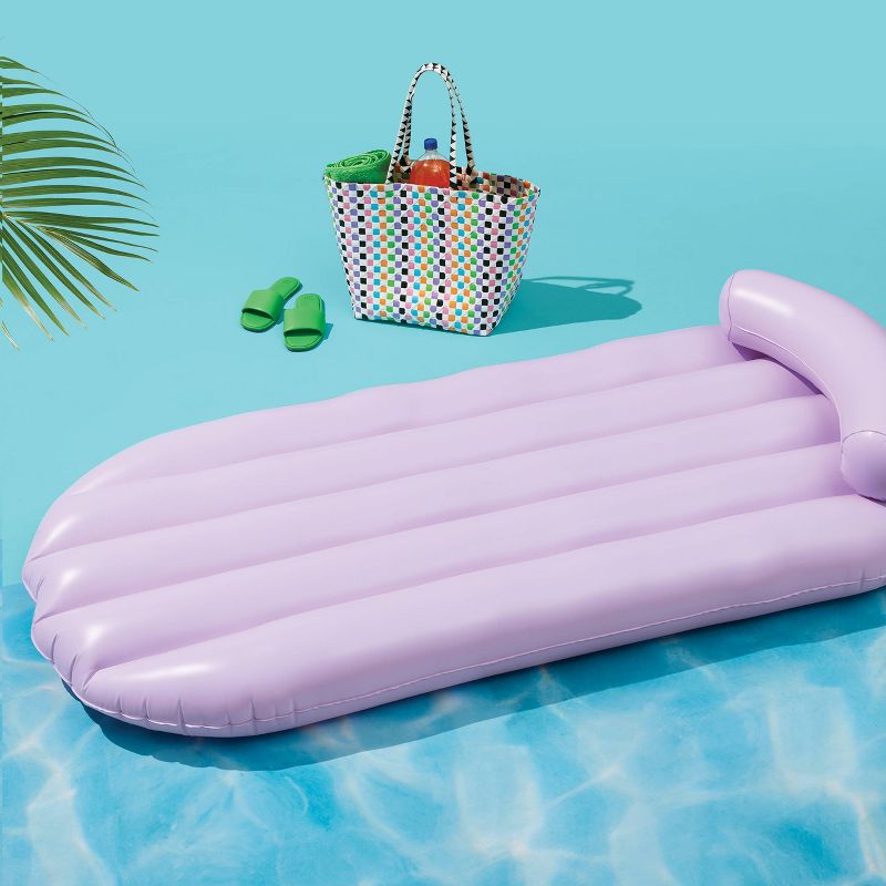 Pool Float with Pillow Purple - Sun Squad&#8482;, 3 of 6