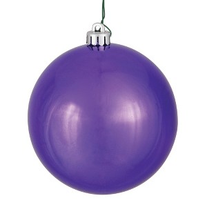 Vickerman Plum Ball Ornament - 1 of 4