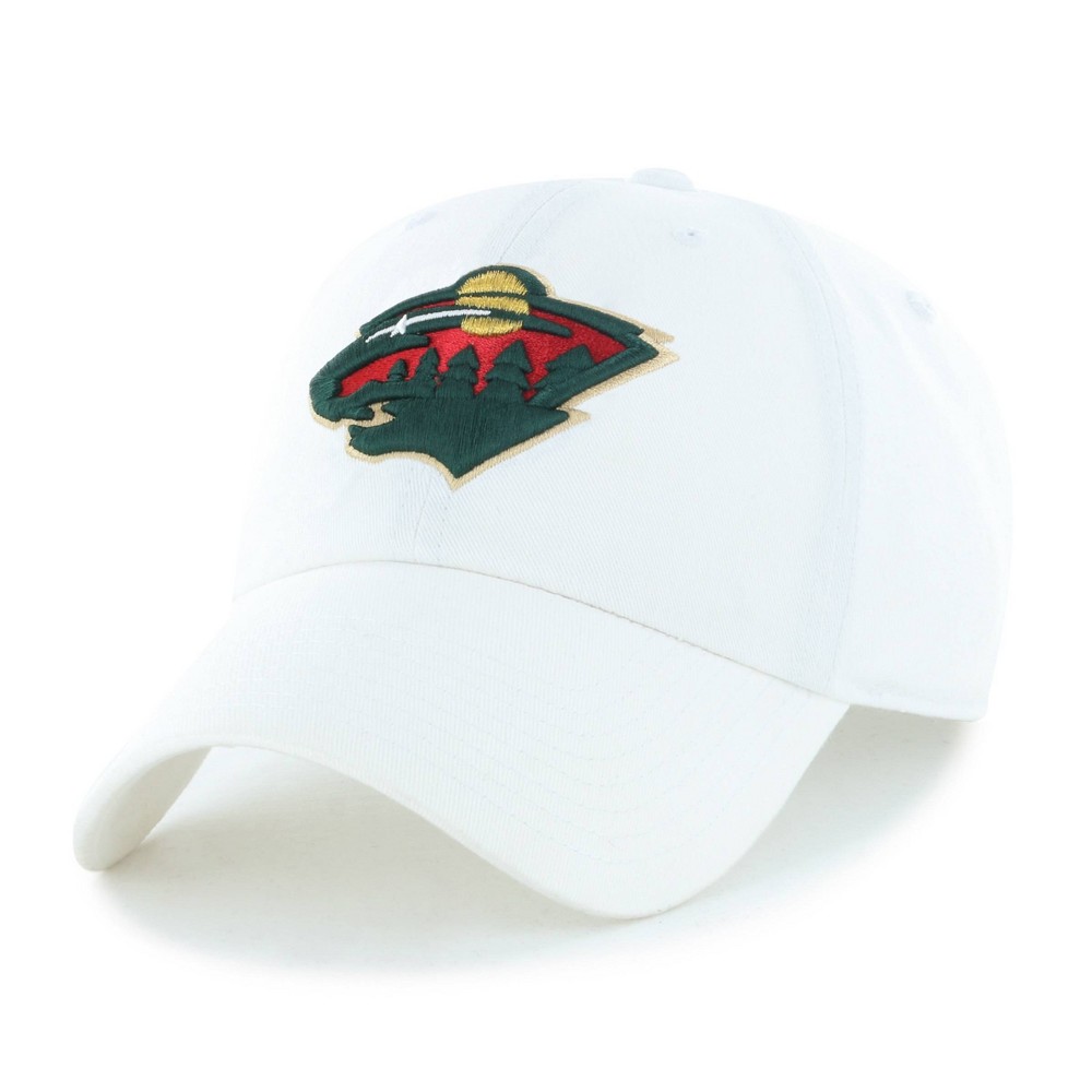 NHL Minnesota Wild White Clean Up Hat