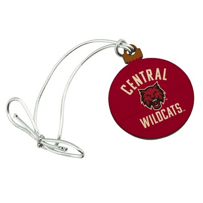 Central Washington University Wild Cats Logo Mini Small Tiny Wood Christmas Tree Holiday Ornament