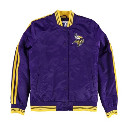 STARTER Womens Minnesota Vikings Varsity Jacket