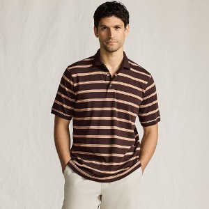 Lands' End Men's Short Sleeve Cotton Supima Polo Shirt - 1 of 4