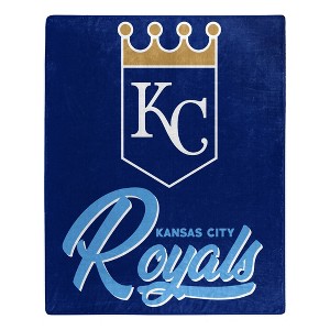 MLB Kansas City Royals 50 x 60 Raschel Throw Blanket - 1 of 3