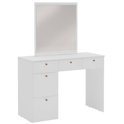 Dallas Vanity with Mirror White - Chique