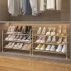 Simple Trending 3-Tier Stackable Shoe Rack Golden Yellow - 4 of 4