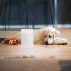 Amici Pet Puppy Paws White Metal Food Canister, Small, Airtight Seal, Removable Lid, and Metal Handle for Fresh and Stylish Pet Food Storage, 64 oz. - 4 of 4