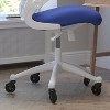 Flash Furniture Kelista Mid-Back Swivel Ergonomic Task Office Chair with Flip-Up Arms and Transparent Roller Wheels - 4 of 4