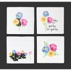 Stoneware Floral Tile Coasters 4" – Assorted Set of 12 with Cork Backing by Melrose - 3 of 3