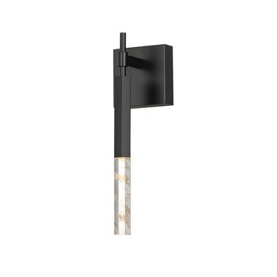 ET2 Lighting Diaphane 1 - Light Wall Light in  Black