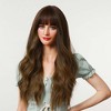 Jessie's Wig 28 Inch Wavy Bang Synthetic Wigs Light Brown Color 1 Pc/Pack - 3 of 4