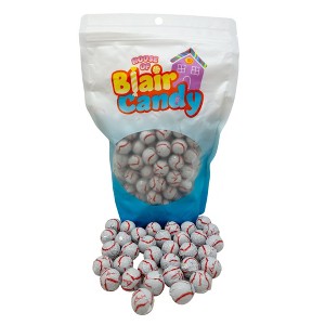 Blair Candy - Individually Wrapped Chocolate Baseballs – Regular Milk Chocolate Candy - Available in 1, 2, 3, and 5 Pound Resealable Bags - 1 of 4