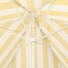 JONATHAN Y Collins 9 ft. Classic Cottage Tassel Market Patio Umbrella with Auto-Tilt, Crank, Wind Vent and UV Protection - 3 of 4