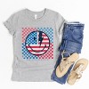 The Juniper Shop SmileyWorld Patriotic Checkered Lightning Youth Short Sleeve Tee - 4 of 4