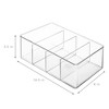 Sorbus Storage Bins with Dividers - Store Tea Bags, Seasonings, Drink Packets, Oatmeal - Storage & Display Containers for Kitchen & Pantry - 4 of 4