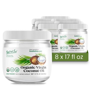 Organic Virgin Coconut Oil, 17 fl oz (500 ml) - by Food To Live - 1 of 4