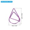 Unique Bargains Drop-Shaped Metal Prevent Tearing Pages Home Office Paper Clip 150 Pcs - 2 of 4