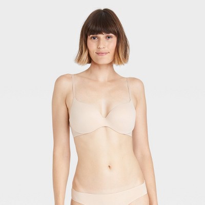 Women's Essential Comfort Wire Bra - Auden™ Beige 32b : Target