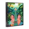 Stupell Industries Monkey Forest Stairs to Temple Framed Giclee Art, Black, 24" x 30" - 2 of 4