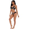 INSPIRE CHIC 3 Sets Women's Floral Mesh Push-Up Underwire Lace Bra and Underwear Lingerie Set - 4 of 4