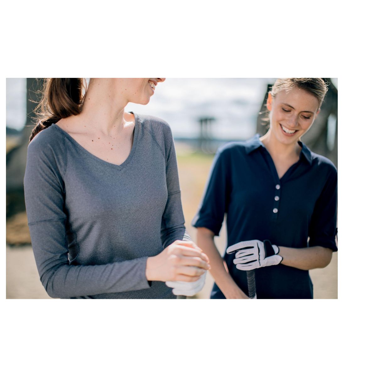 Cutter & Buck Ladies' L/S Victory V Neck Shirt - thumbnail 2