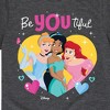 Girls' - Disney Princess - BeYOUtiful Short Sleeve Graphic T-Shirt - 2 of 4