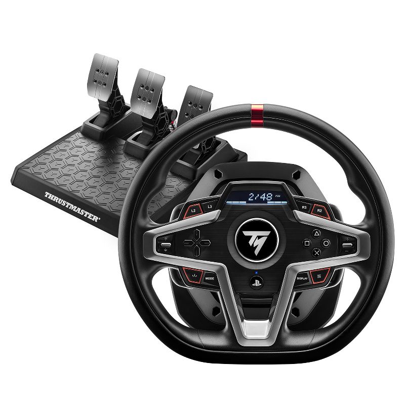 Thrustmaster T248 Racing Wheel and Magnetic Pedals Dynamic Force Feedback for PS5, PS4, PC (4169097), 1 of 7