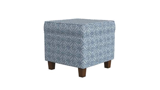 Cole Classics Square Storage Ottoman with Lift Off Top - HomePop, 6 of 12, play video