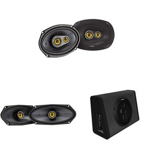 Kicker 11PT250 Powered Truck Enclosure & 50CSC4104 4x10", 46CSC6934 6x9" Bundle - 1 of 4