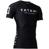 Tatami Fightwear Katakana Short Sleeve Rashguard - Black - 4 of 4