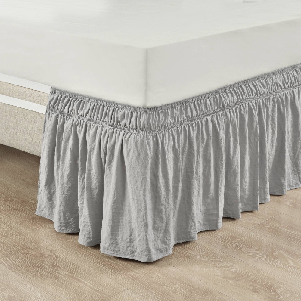 Photos - Bed Linen Queen/King/Cal King Single Ruched Ruffle Elastic Easy Wrap Around Bedskirt