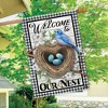 Welcome To Our Nest Inspirational House Flag 28 x 40 Briarwood Lane - 4 of 4