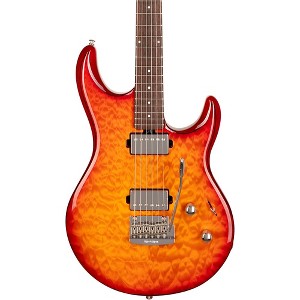 Ernie Ball Music Man Luke 3 HH Quilt Maple Top Rosewood Fingerboard Electric Guitar Cherry Burst - 1 of 4