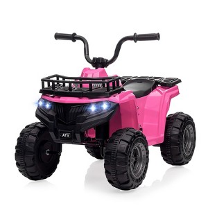 12V Kids Ride On Electric ATV, Ride Car Toy with Bluetooth Audio,High/Low Speed, LED Headlights, Battery Indicator & Radio, for Boys Girls 3-10 - 1 of 4