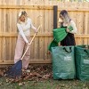 24-Inch Wood and Poly Leaf Rake ¨C 2 Pack, Lightweight Garden Raking Tool - 3 of 4