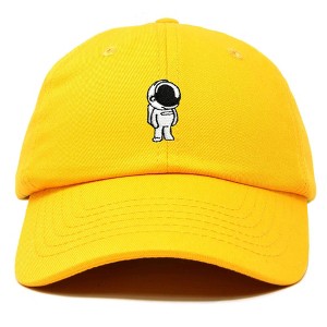 Dalix Astronaut Embroidered Alien Dad Hat Cotton Baseball Cap Adjustable Mens - 1 of 4