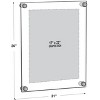 Azar Displays Floating Acrylic Wall Frame - image 4 of 4