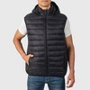 Alpine Swiss Gage Men's Puffer Vest Down Alternative Light Packable Water-Resistant Quilted Sleeveless Jacket Removable Hood - 2 of 4