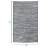 Colonial Mills Monterey Wool Tweed Braided Rug, Blue 42" x 66", Rectangle Shape - 2 of 4