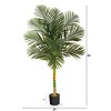 Nearly Natural 5-ft Single Stalk Golden Cane Artificial Palm Tree - image 2 of 4