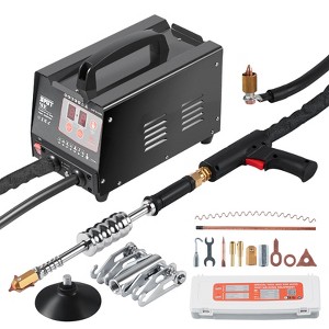 VEVOR Stud Welder Dent Repair Kit, 220V 3KW Spot Welder Dent Puller with Auto/Manual Welding & 7 Versatile Modes, Black - 1 of 4