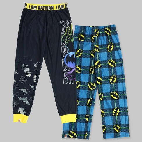 Boys' The Lego Batman 2pk Pajama Pants - Black/blue : Target