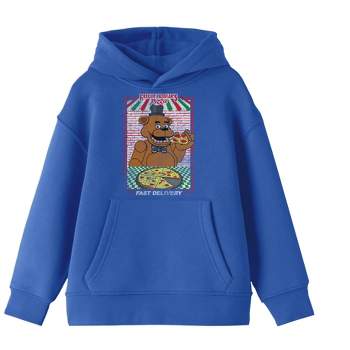 Five Nights at Freddy's Fazbear's Pizza Ad Boy's Royal Blue Sweatshirt