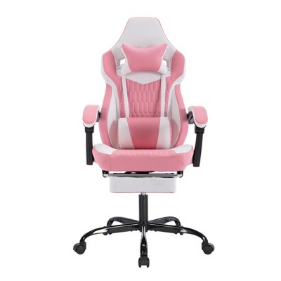 NicBex Versatile 360° Swivel Gaming Chair Adjustable Office Chairs with Wheels,Reclining Back&Footrest,Ergonomics Video Game Chairs,300lbs Max