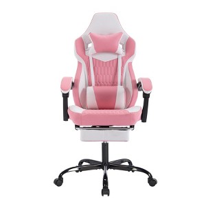 NicBex Versatile 360° Swivel Gaming Chair Adjustable Office Chairs with Wheels,Reclining Back&Footrest,Ergonomics Video Game Chairs,300lbs Max - 1 of 4