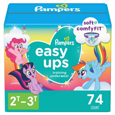 Pampers Easy Ups Girls' My Little Pony Disposable Training Underwear - 2T-3T - 74ct