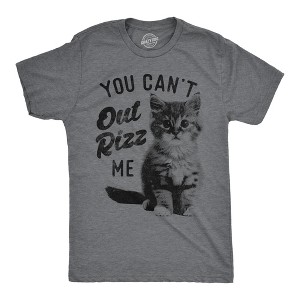 Mens Funny T Shirts You Cant Out charm Me Sarcastic Kitten Graphic Novelty Tee For Men - Crazy Dog Men's T Shirt - 1 of 4